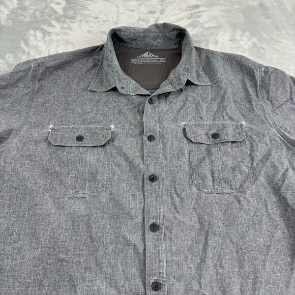 croft & barrow Other - Croft&Barrow Quick Dry Shirt Mens Big&Tall XL Tall Grey Vented Outdoors Western